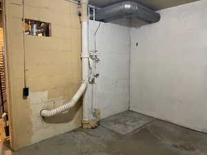 View of exisitng laundry room