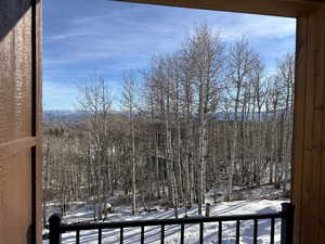 View of mountain background