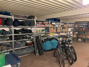 View of storage area