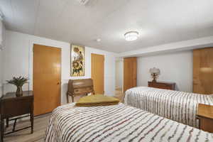 Bedroom featuring light wood-style floors