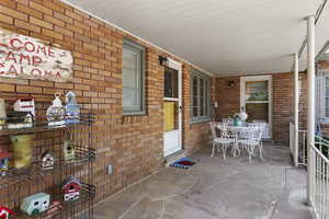 View of patio