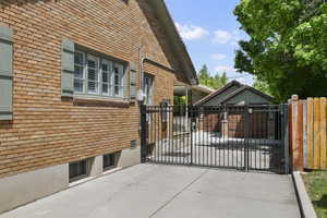View of gate