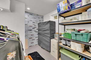 View of storage room