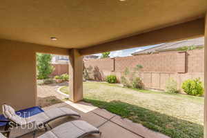 View of patio