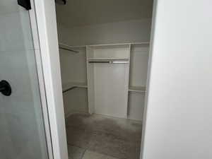 View of spacious closet