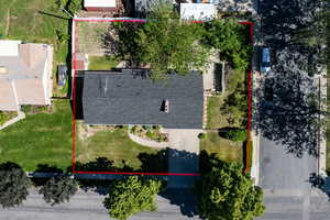 View of subject property with property boundaries highlighted