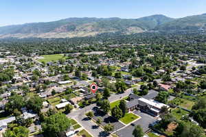 Aerial view of mountains
