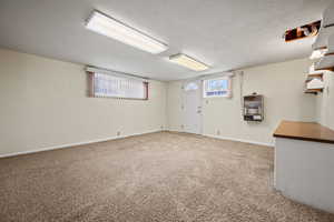 Lower family room view 1 with walkout door
