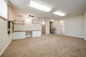 Lower family room view 2