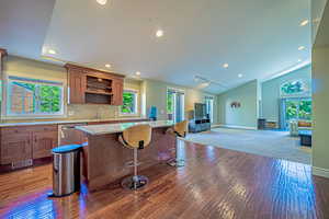 Open Kitchen into Family Area