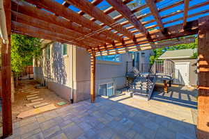 Back Patio with Pergola