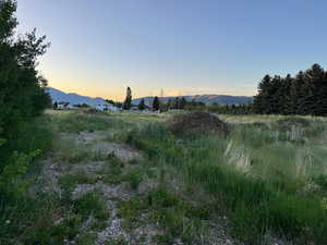 View of nature with a mountain backdrop