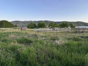 Mountain view featuring rural landscape