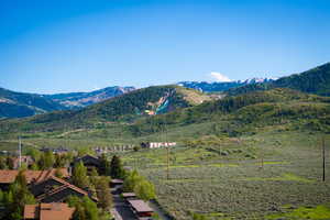 View of mountain background