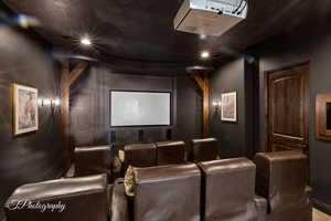 View of home theater room