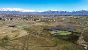 Drone / aerial view of mountains