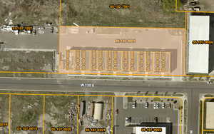 Map of property location with property parcel outlined