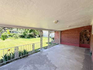 View of patio