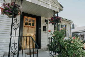 View of exterior entry