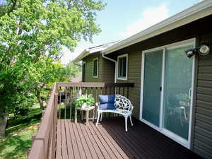 View of deck