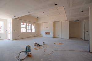 View of unfurnished living room