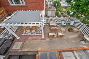 View of patio
