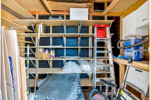 View of storage area