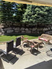 View of patio