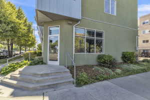 Entrance to commercial space