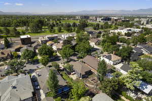 Aerial view of mountains