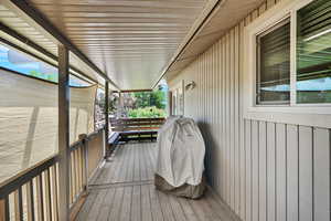 View of deck