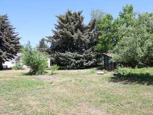 view from the back of lot looking North