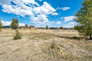View of yard featuring a view of countryside