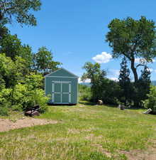 View of green lawn