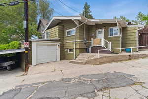 View of front of home featuring driveway