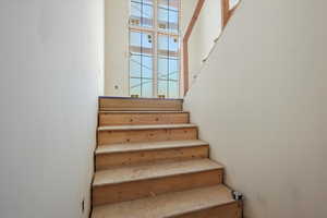 View of stairway