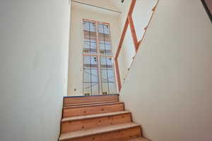 View of stairs