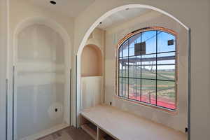 Interior space with healthy amount of natural light and wood finished floors, Reading Nook