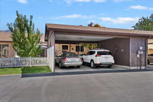 View of vehicle parking