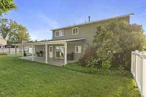 Back of house featuring a patio