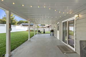 View of patio / terrace with grilling area