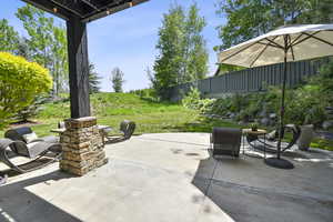View of patio