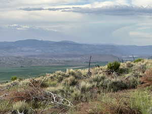 View of mountain background