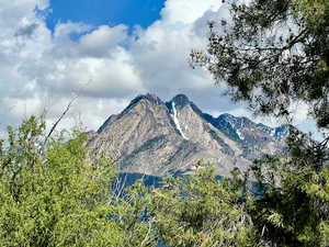 Mountain view from patio