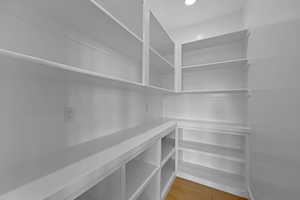 View of storage area