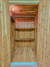 Cedar closet