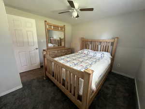 downstairs bedroom 3 of 4 total bedrooms