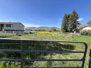 Gate to included acreage.