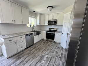 So much nicer to have an updated kitchen.