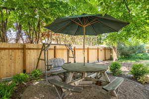View of patio